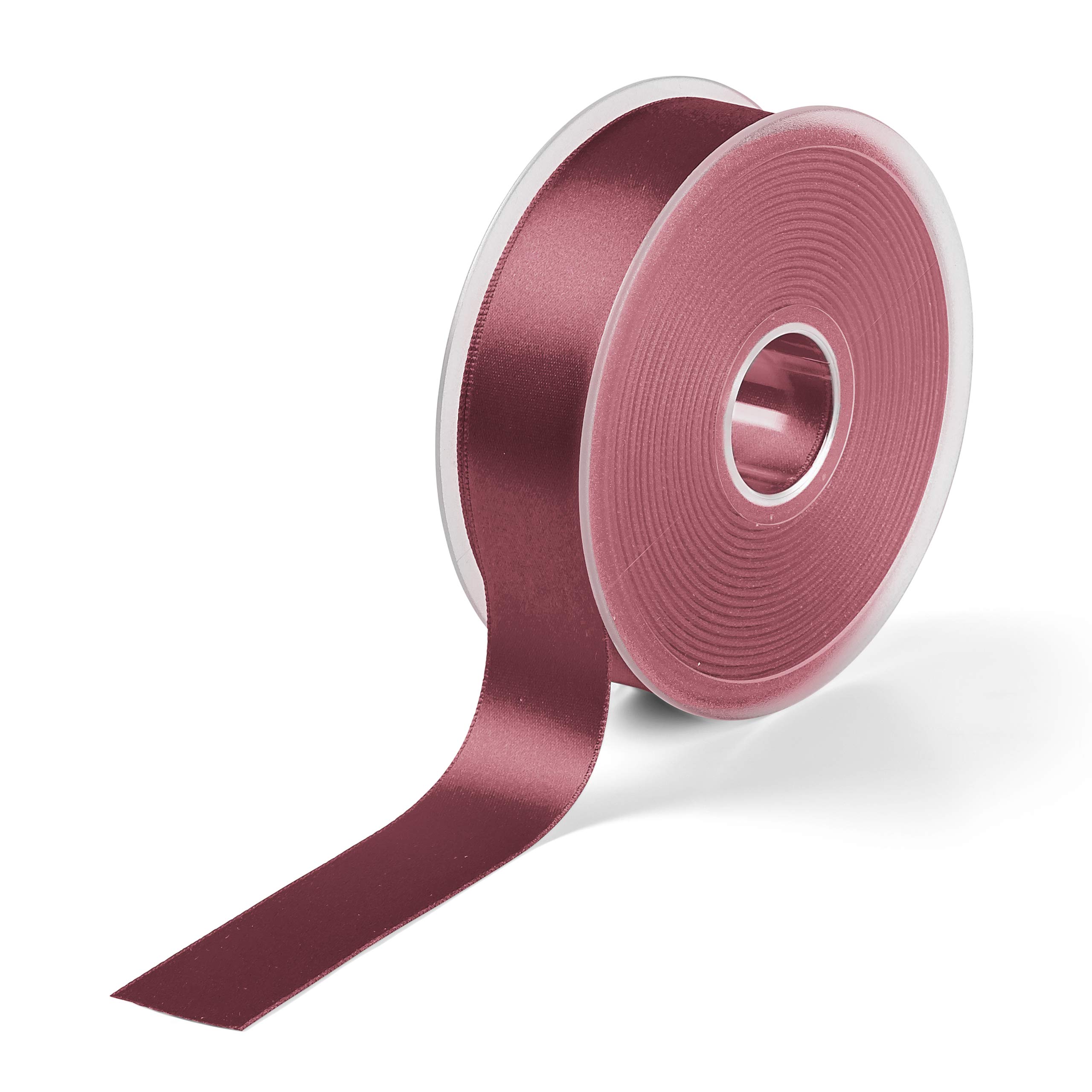 Prym Satin Ribbon 25 mm Bordeaux, 100% Polyester