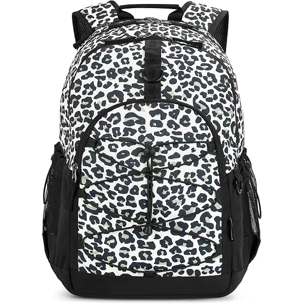 Amazon.com | ALAZA Dark Gray Leopard Cheetah Print Backpack  display picture 1