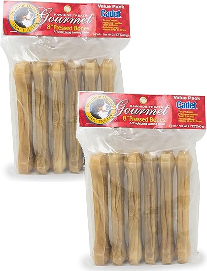 cadet pressed rawhide bones