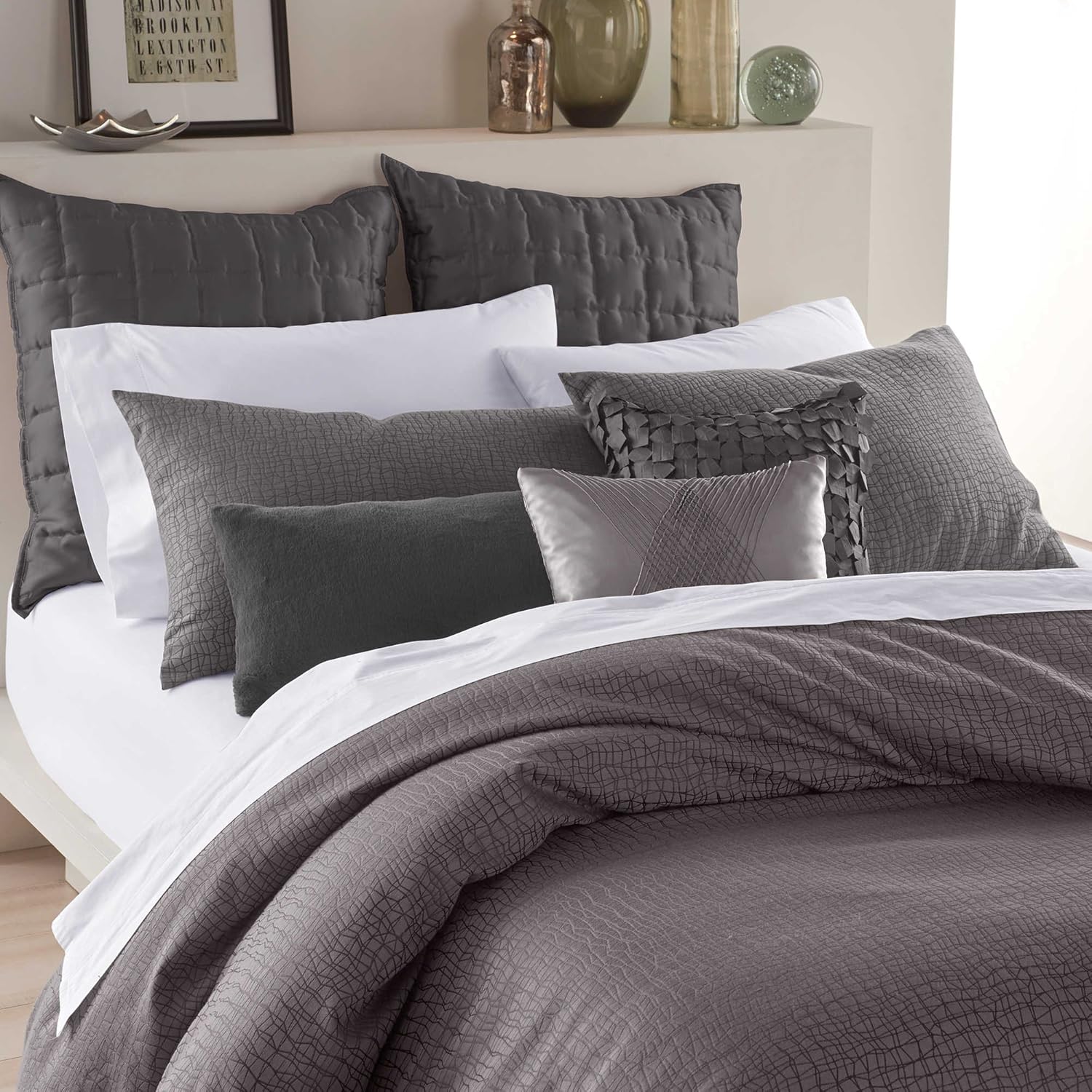 DKNY European Size Pillow Sham from the Sketch Bedding