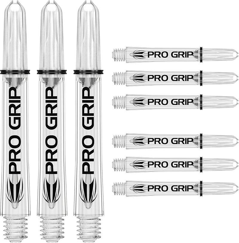 Target Darts Pro Grip Shafts 9-Pack Short 34mm 2BA with Rings