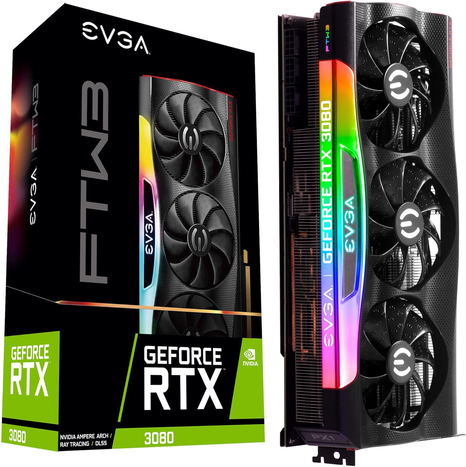 EVGA RTX 3080 10G-P5-3895-KR GeForce FTW3 GAMING