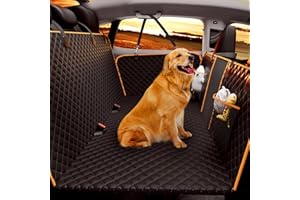 Chilino Back Seat Extender for Dogs - Large Space, Waterproof Dog Car Seat Cover for Back Seat with Hard Bottom Holds 420lbs, Upgraded Material Waterproof Pet Car Bed Dog Hammock for Car, SUV,Truck
