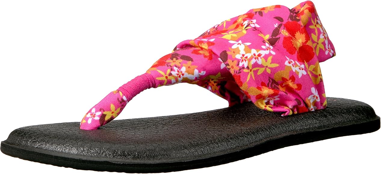 pink sanuk flip flops