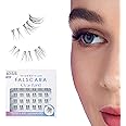 KISS Falscara Multipack, False Eyelashes, Lash Clusters, 'Faux Mink Wisps', 12mm-14mm-16mm, Includes 24 Wisps, Contact Lens Friendly, Easy to Apply, Reusable Strip Lashes