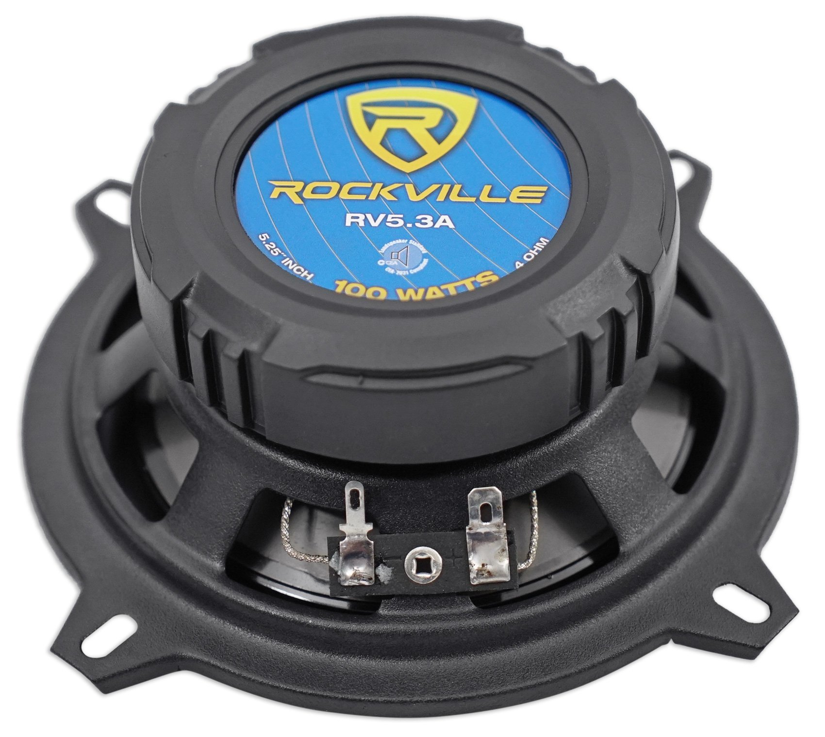 Pair Rockville RV5.3A 5.25" 3Way Car Speakers 600 Watts/100 Watts RMS