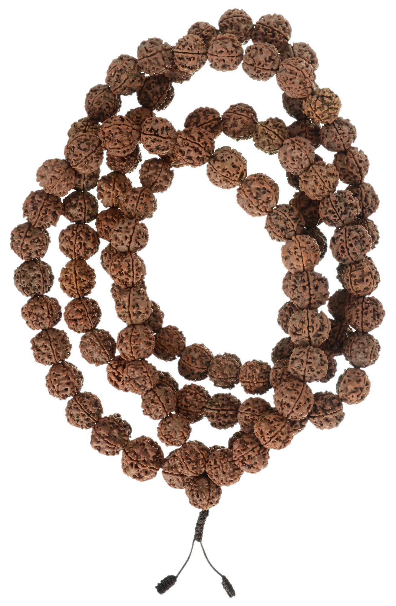 BUDDHAFIGUREN Buddhist / Hindu prayer chain: Rudraksha beads 15 mm wide