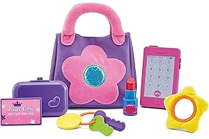 Kidoozie My First Purse - Pretend Play Purse with Wallet, Credit Card, Lipstick, Mirror, and More for Ages 2+. Kids Will Love Pretending to be Grown-ups!