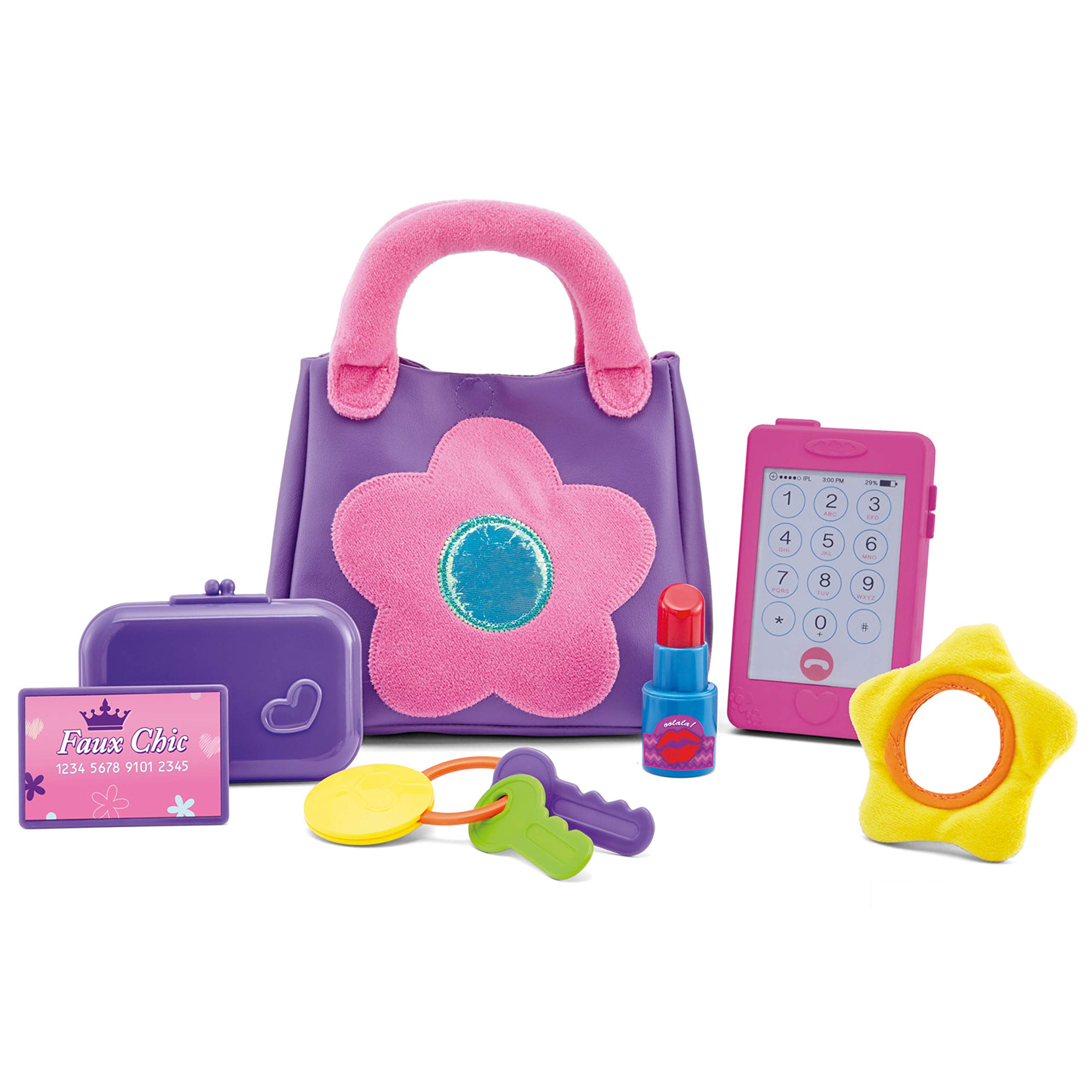 Photo 1 of *** Missing purse phone keychain***
Kidoozie My First Purse - Pretend Play Purse with Wallet, Credit Card, Lipstick, Mirror, and More for Ages 2+. Kids Will Love Pretending to be Grown-ups!