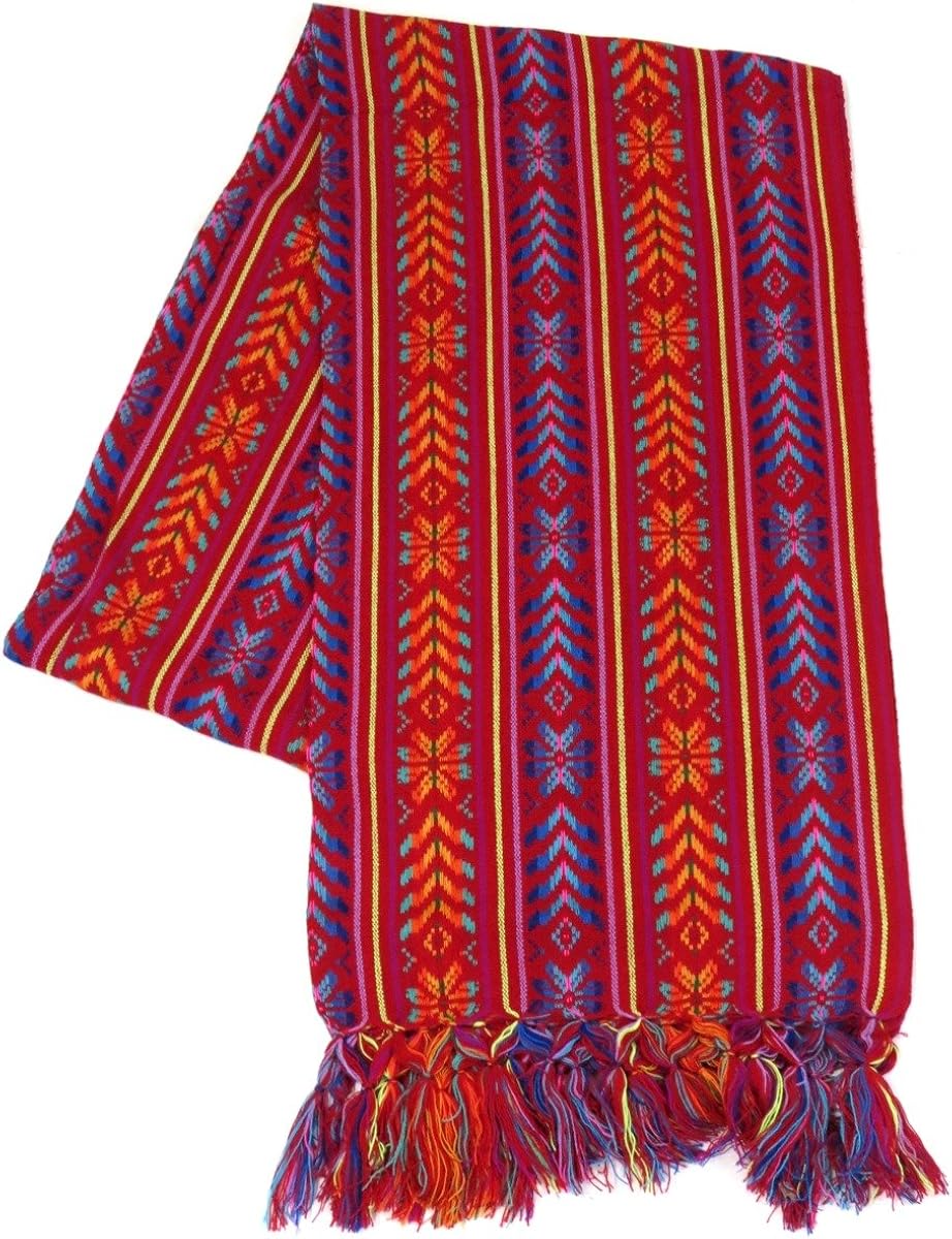 XL 9 ft Long Doula Mexican Rebozo Shawl (Doula White w/Design) at  Women’s Clothing store