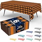misaya 6 Packs Buffalo Disposable Table Cloth, 54 x