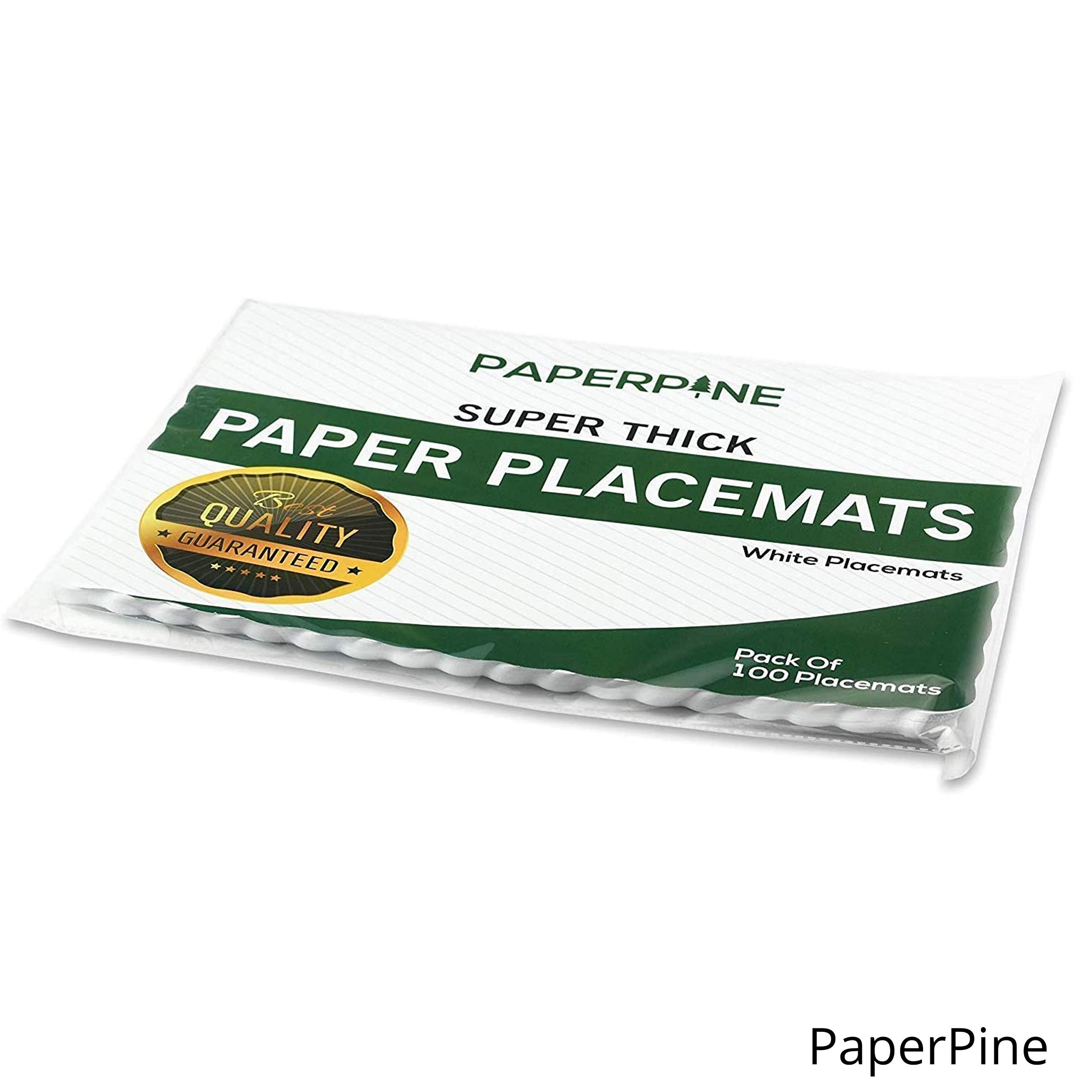 Rectangle Disposable Paper Placemat (100 Pack) - 10 X 14 Inches White ...