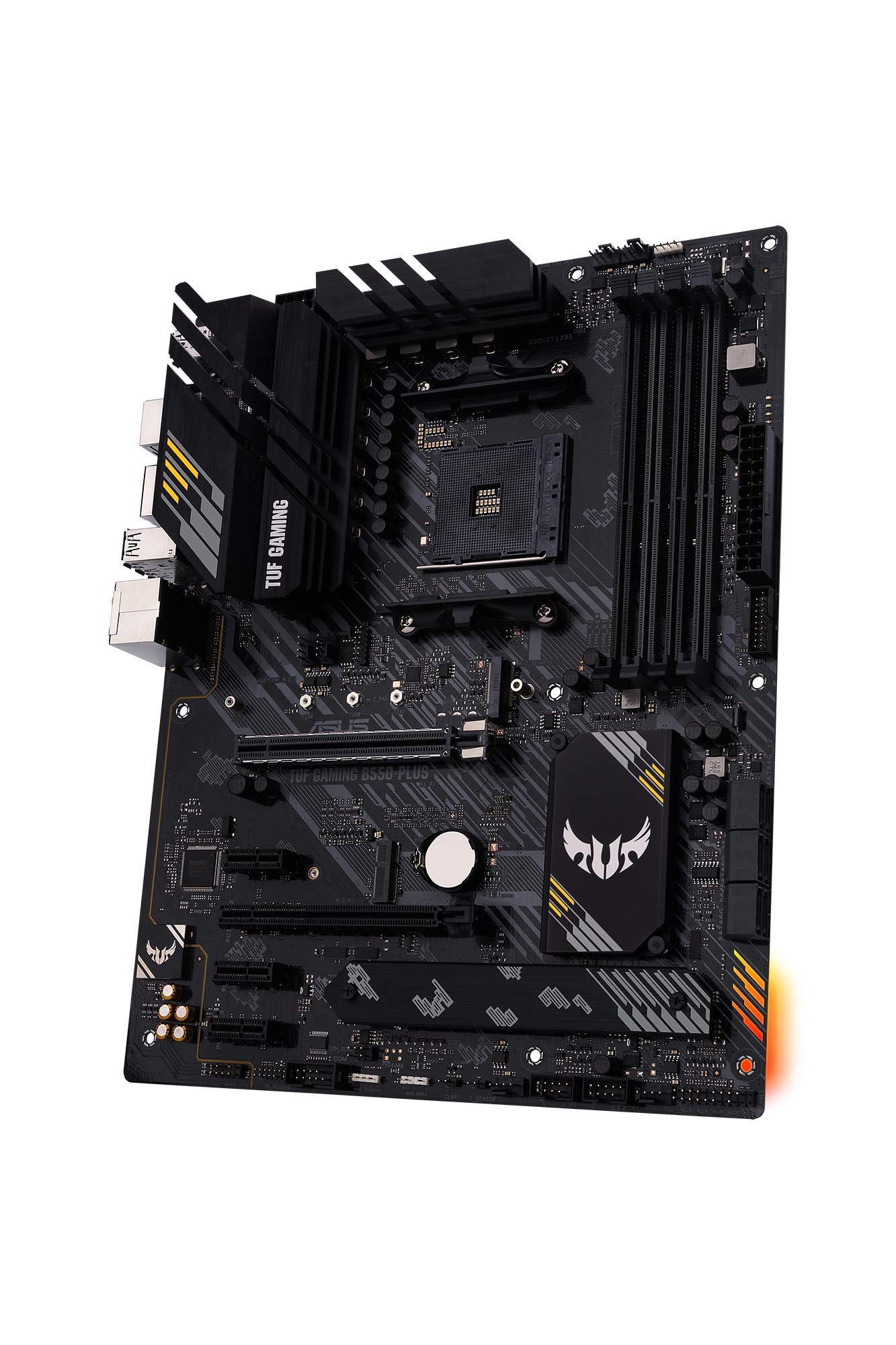 ASUS TUF Gaming B650-PLUS Mainboard Sockel AMD AM5 (Ryzen 7000, ATX, PCIe 5.0, DDR5-Speicher, 14 Power Stages, USB 3.2 Gen 2x2 Typ-C, 2.5G Ethernet, Aura Sync) 5