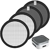 MB-032 Replacement Filter Compatible with TDBYWAE MB-032 Air Purifier, 3-in-1 High-Efficiency Air Filter, 4 Pack