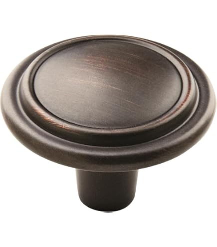 Pack De 25 Perillas De Gabinete Amerock Allison En Bronce Frotado Con Aceite - Acabado Elegante Y Duradero