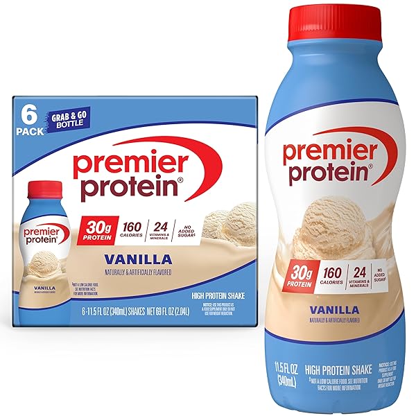 PREMIER PROTEIN SHAKE, VANILLA, 30G PROTEIN, NO ADDED...