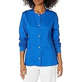 Cherokee Luxe Women Warm Up Scrubs Jacket Snap Front 1330