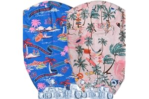 Uadonile Dog Hawaiian Shirts,Wettable Water, Instant Cooling, Air-mesh Fabric Dog UV Shirt,Dog Cooling Shirts,Quick Dry Sun T-Shirt for Small Medium Large Dog Breed,Girl Boy Dogs Outfit,2Pack.