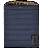 TETON Sports Mammoth Double Sleeping Bag Perfect for Base Camp while Camping, Backpacking, Hunting and Hiking Outdoors