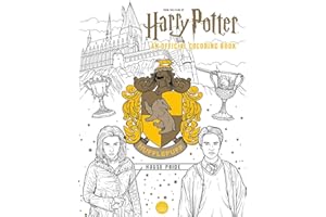 Harry Potter: Hufflepuff House Pride: The Official Coloring Book: (Gifts Books for Harry Potter Fans, Adult Coloring Books)