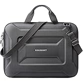 BAGSMART 15.6-16 inch Laptop Computer Case with Strap,Shockproof Waterproof Laptop Bag with Sturdy Handle