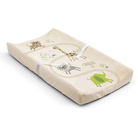 Summer Infant Ultra Plush Polyester Change Pad Cover Safari, 16 X 32 Inches