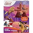 Mattel Games Spirit Untamed Hoppin’ Horses Kids Game Horse Launcher Game with Mountain Tower, Mini Horse Playing Pieces for 2, 3, or 4 Players, 5 Years Old & Up