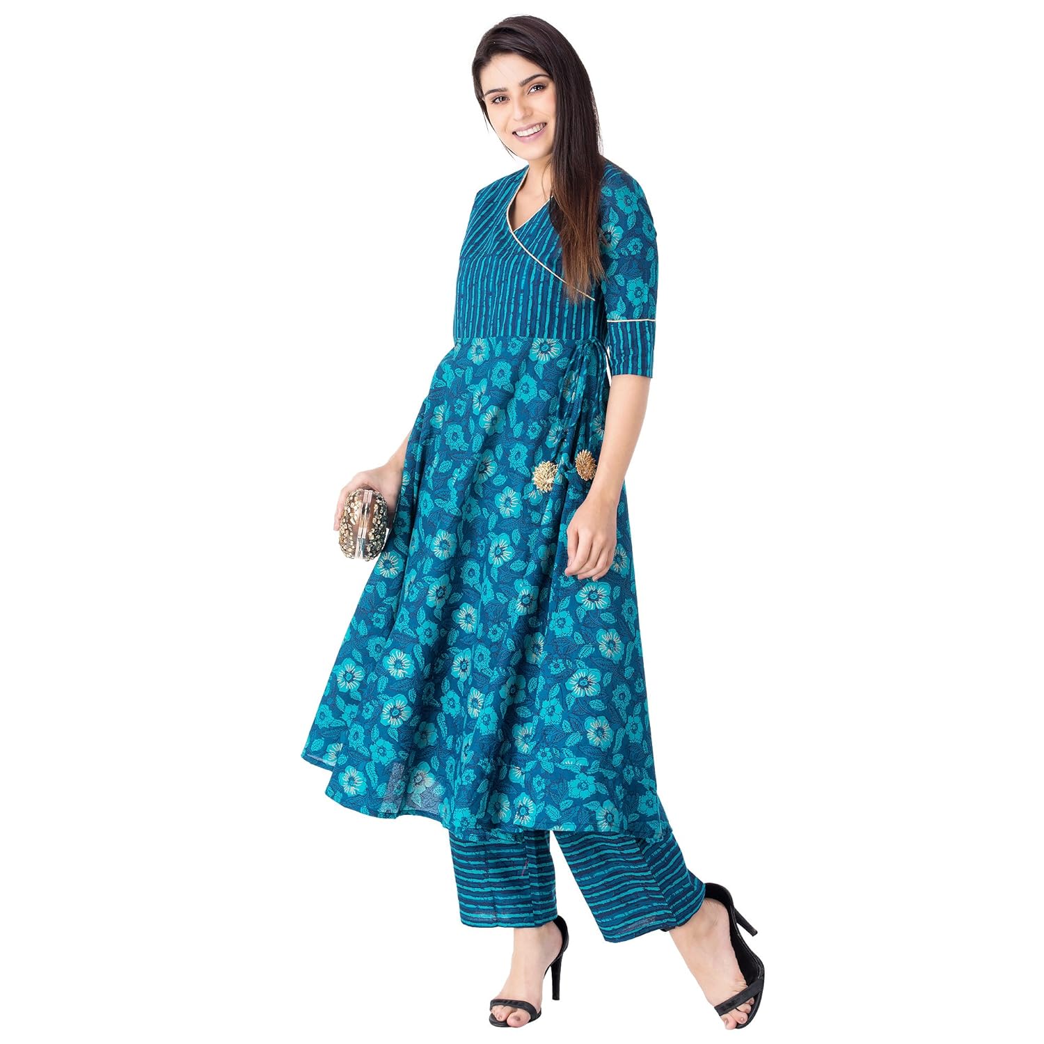 khushal women's cotton salwar suit set