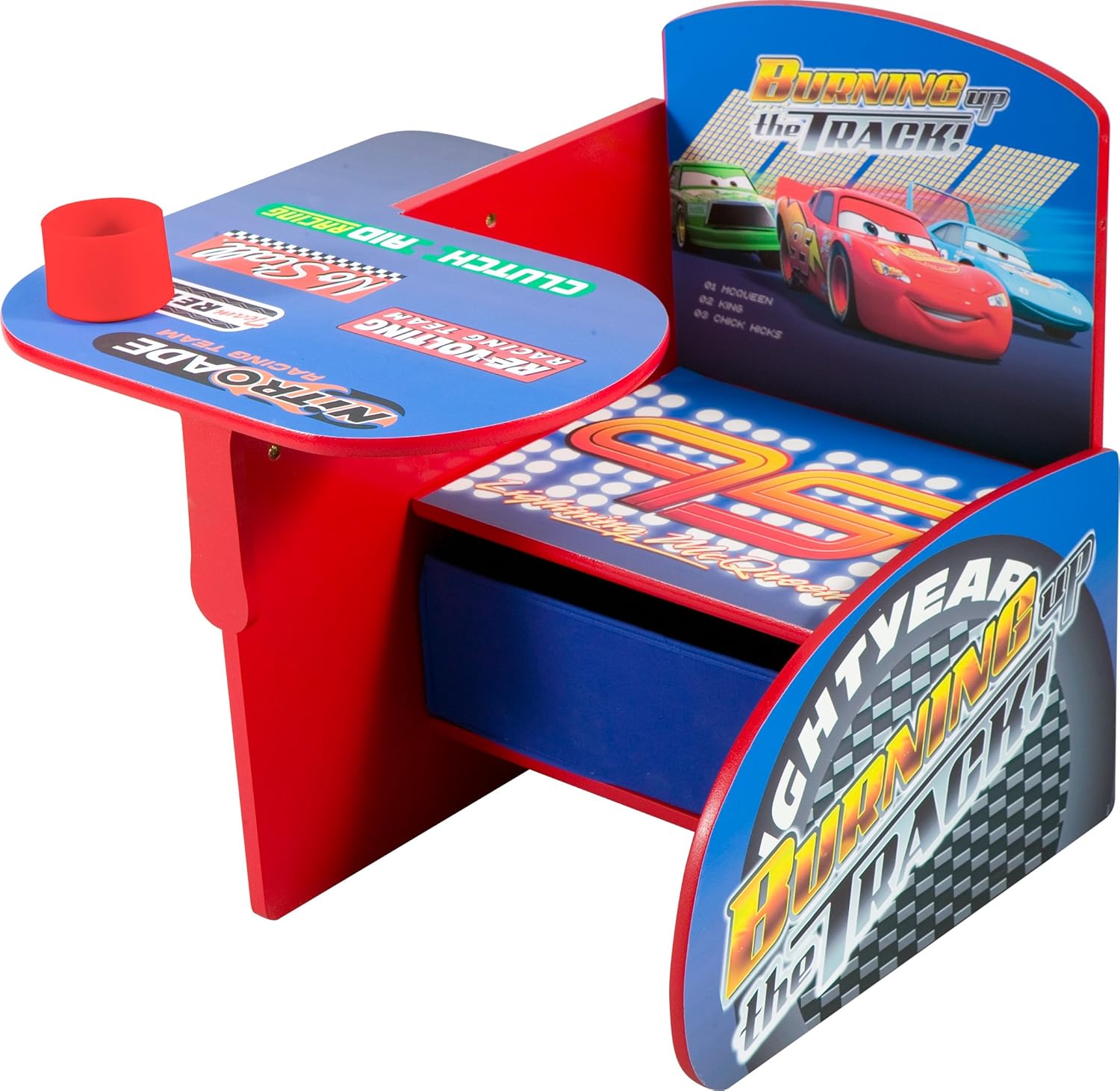 Disney Cars Chair Desk with Pull out under the Seat Storage Bin Amazon