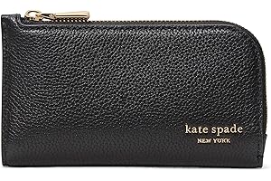 kate spade new york Women's Devin Pebbled Leather Small Slim Bifold Wallet