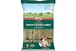 Kaytee Timothy Hay Blend Cubes for Pet Rabbits, Guinea Pigs, Chinchillas, and Other Small Animals, 1 Pound