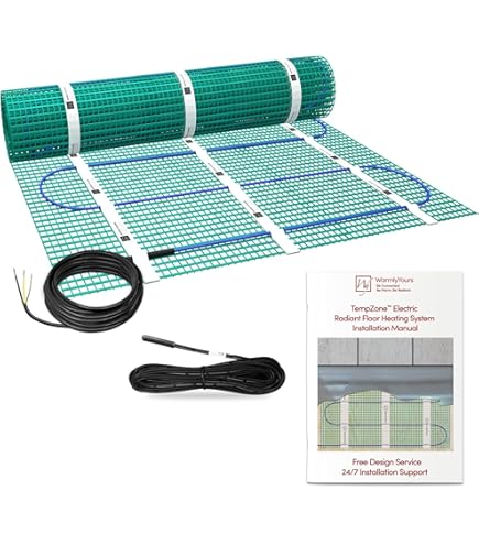 Radiant Floor 120 Nuheat Mat Radiant Floor Nuheat Mat Installation
