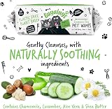 BUGALUGS Biodegradable Dog Wipes 110 x 20cm Fragrance Free Bamboo view 7