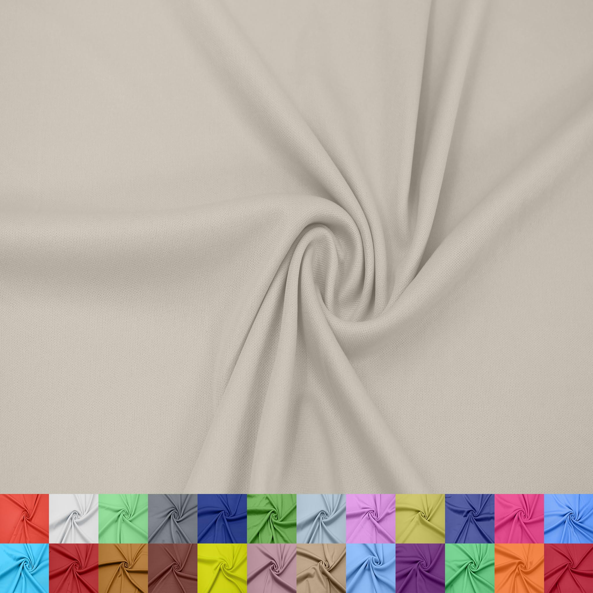 Texco Inc 60" Wide 100% Polyester Interlock Lining