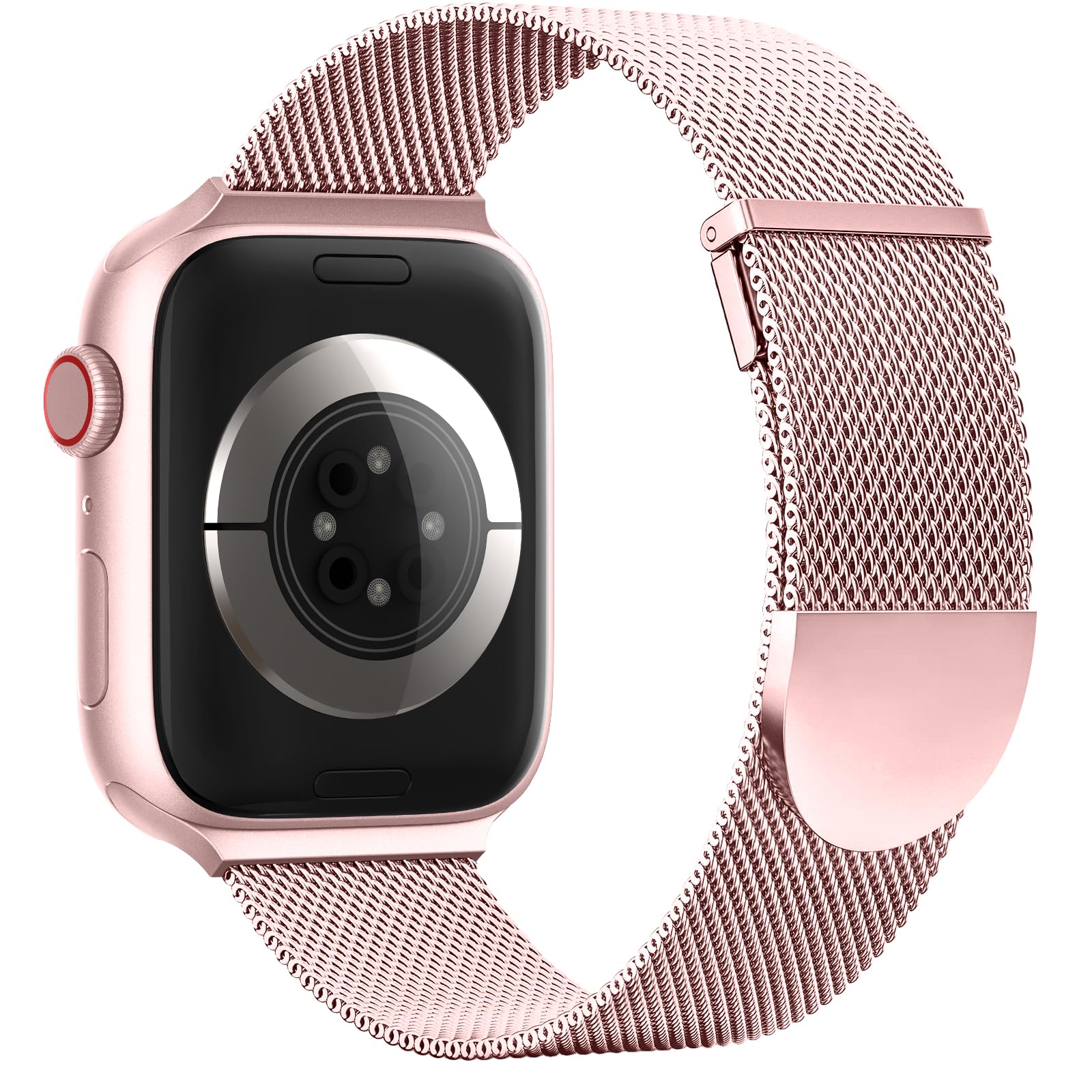 Higgs Strap Compatible with Apple Watch Straps 42mm 46mm 45mm 44mm 41mm 40mm 38mm 49mm for Women Men, Dual Magnetic Adjustable Metal Band for iWatch Series 11 10 9 8 7 6 5 4 SE Ultra 3 2 1