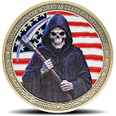 Police Challenge Coin Death Reaper Law Enforcement Medallion Collectible Coin