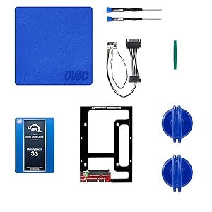 OWC 1.0TB 3G SSD and HDD DIY Complete Bundle Upgrade Kit for Late 2009-2010 iMacs, (OWCKITIM09HE1TB)