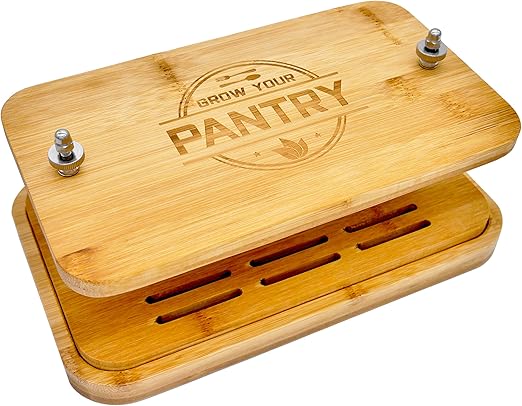 Amazon Com Tofu Press By Grow Your Pantry New Bamboo Wooden