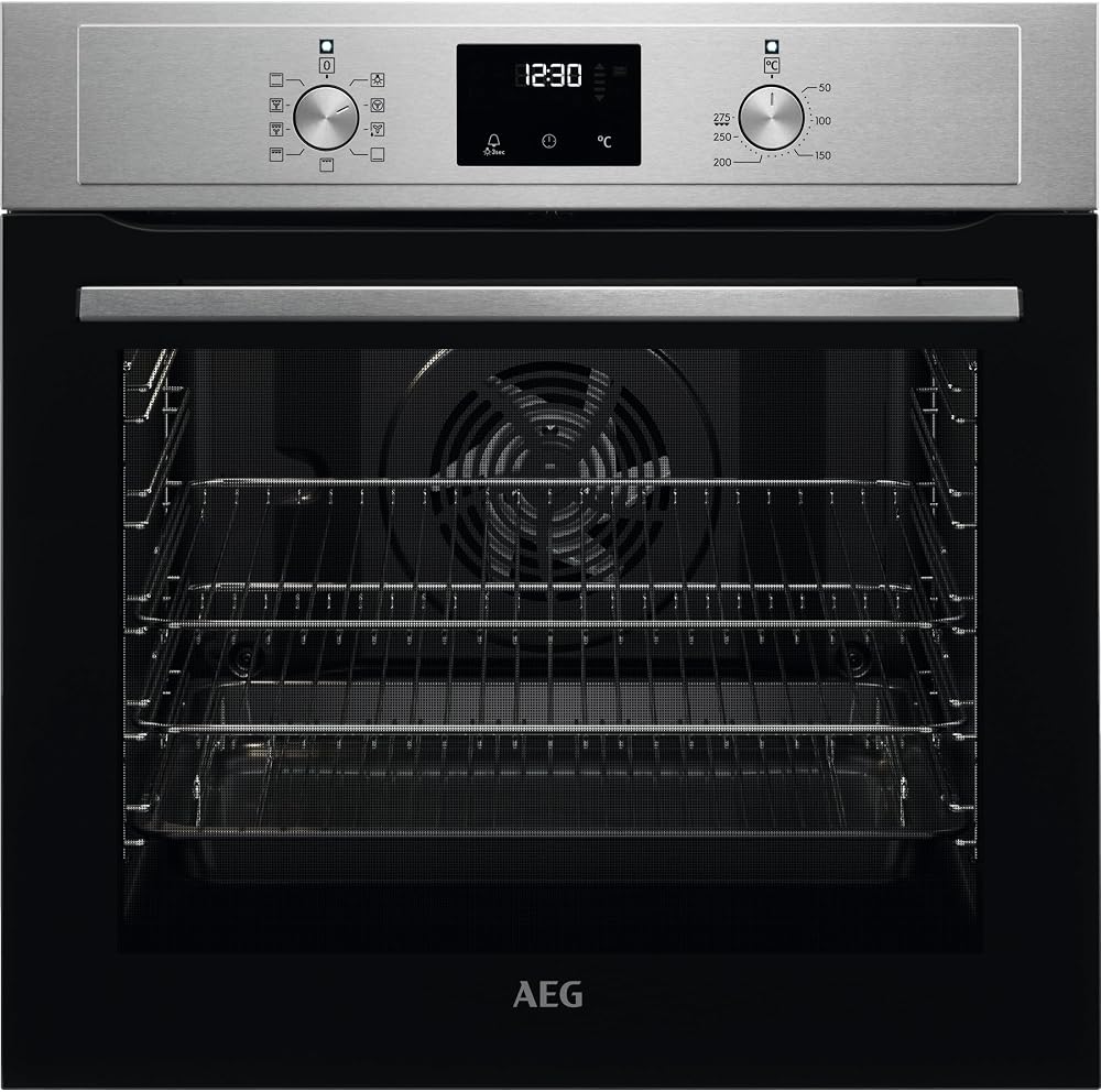 AEG 3000 Series Integrated Oven 72L LED Display Turbo Grill