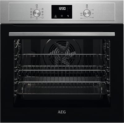 AEG 3000 Series Integrated Oven 72L LED Display Turbo Grill