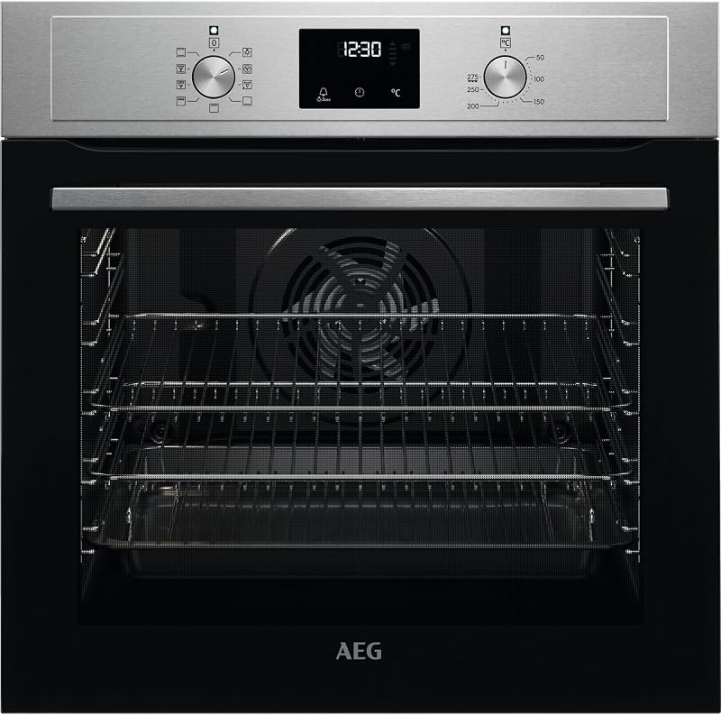 AEG 3000 Series Integrated Oven 72L LED Display Turbo Grill