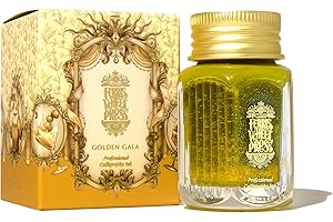 Ferris Wheel Press Calligraphy Ink | Deep Gold with Gold Shimmer | 28ml