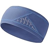 Trodalo Winter Headband for Men Women Fleece Ear Warmers for Cold Weather Reflective Ear Muffs for Running, Cycling, Skiing