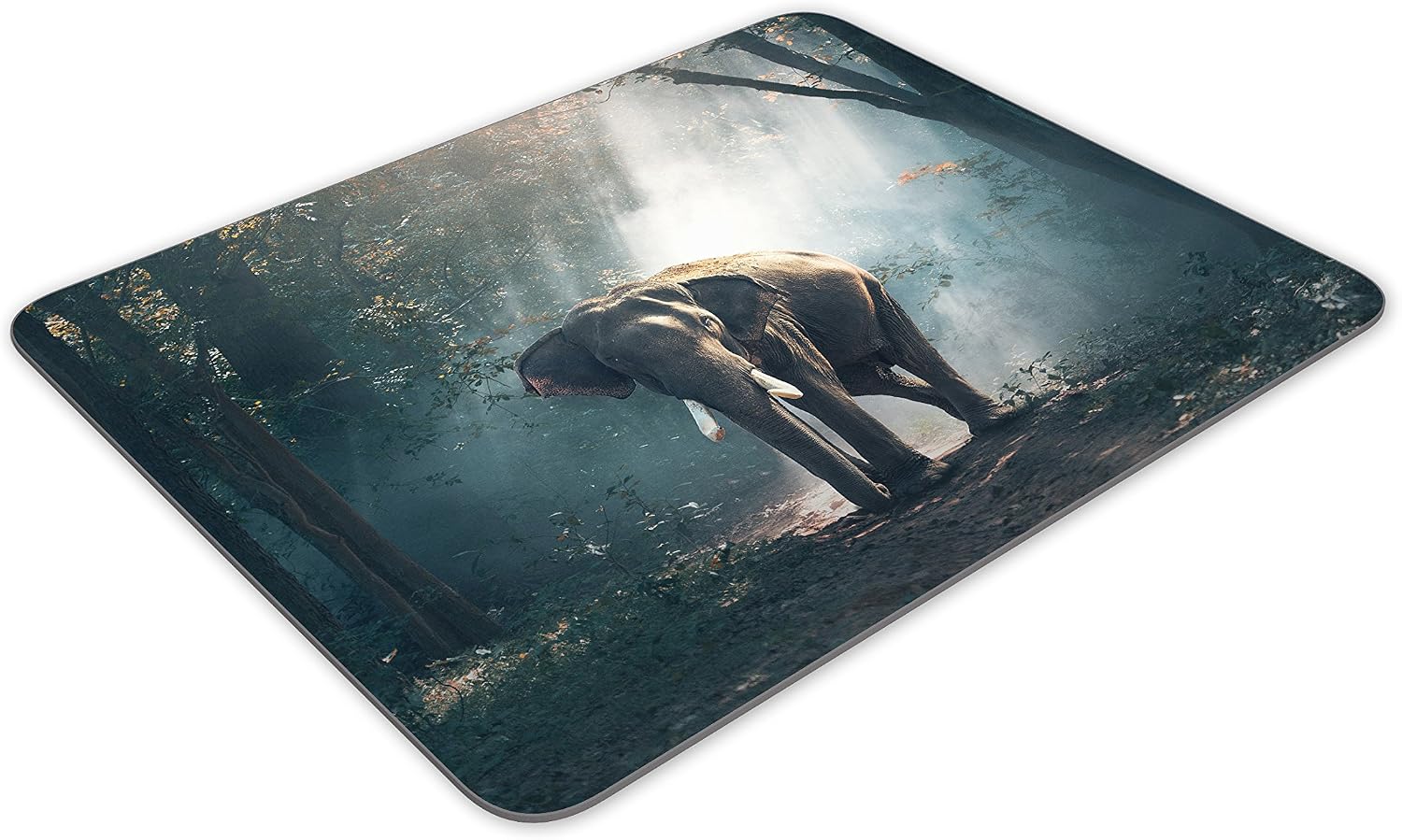 African Elephant Mouse Mat Pad - Animal Mum Sister Daughter Computer #13162, Multicolor, 23.5cm x 19.6cm x 5mm - Image 4