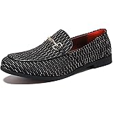 LCQL Men's Luxury Velvet Penny Loafer Shoes Noble Slip-on Suede Loafers Smoking Slippers Plus Size 7-13