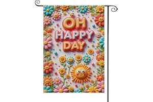 Bee Flower Garden Flag Sunny Flower Flag Bee Accent Cheerful Garden Banner For Patio Decoration Back Decor