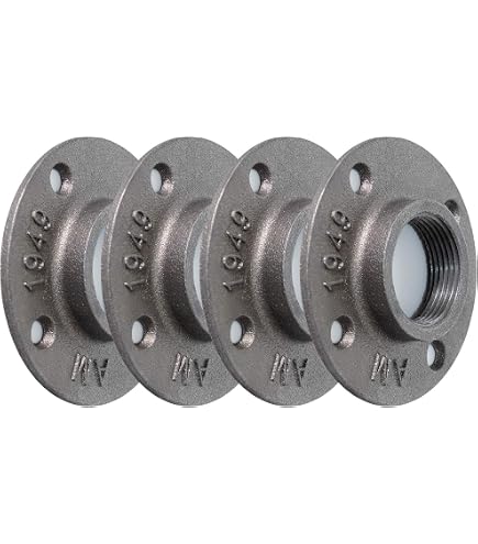 Plaque De Fixation De Poteau En Aluminium Noir 1-1/4" - Gilpin Ironworks - Neuf
