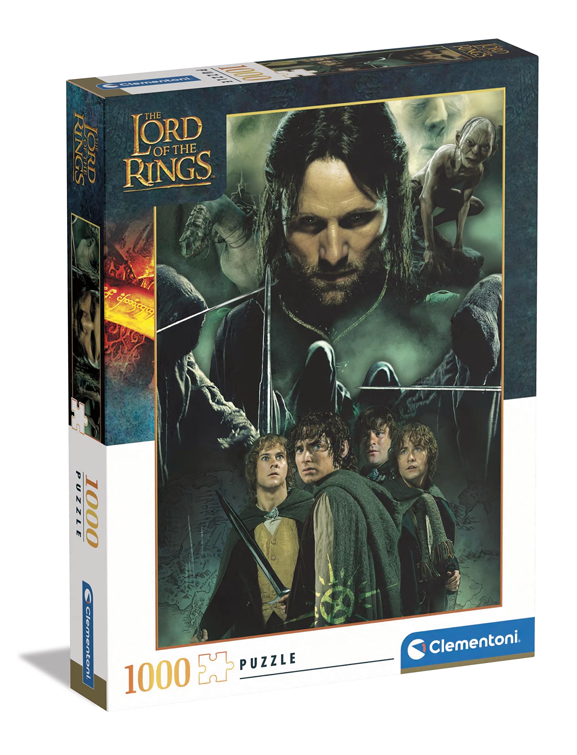 Clementoni - 39738 - Puzzle The Lord Of The Rings - Jigsaw Puzzle 1000 Pieces, Jigsaw Puzzle For Adults - Made In Italy