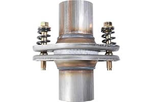 UNLRAE Exhaust Flange,Car Accessories,1.75" 2" 2.25" 2.5" Exhaust Flex Spring Flanges,Exhausts Flange Spring Joint with Bolt 
