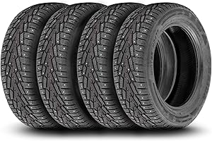 205/55R16 Haida HD677S Studded Winter 94T | Premium Winter Tire | Pre-Studded Snow Tire | 205/55R16 | 2055516 | 205 55 16 | (